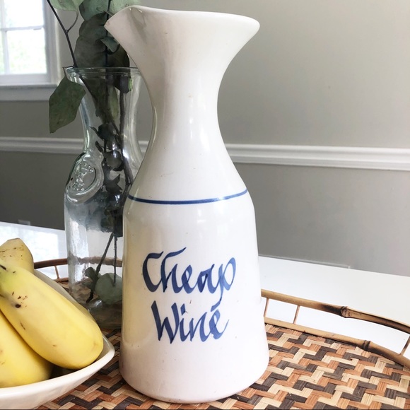 Vintage Cheap Wine Pitcher - Picture 1 of 5